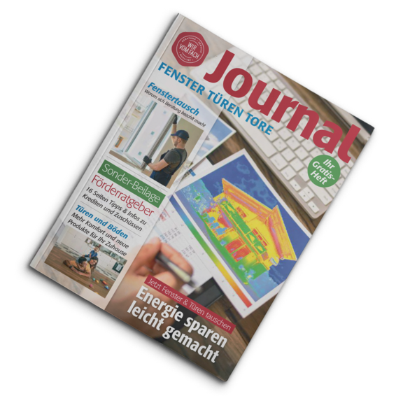 Titelbild des Bauwelt Journals mit Themen zu Fenstern, Türen, Toren und Energiesparen