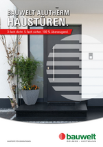 Broschüre bauwelt AluTherm Haustüren